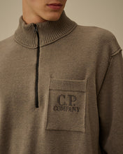 Load image into Gallery viewer, CP Company Pocket Half Zip Sweater