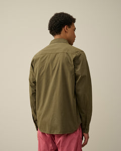 CP Company Gabardine Zipped Shirt