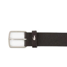 Load image into Gallery viewer, Lacoste Elegance Leather Belt and Key Ring Gift Set
