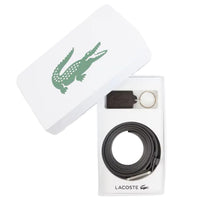 Load image into Gallery viewer, Lacoste Elegance Leather Belt and Key Ring Gift Set
