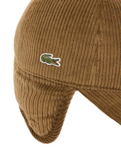 Load image into Gallery viewer, Lacoste corduroy trapper hat
