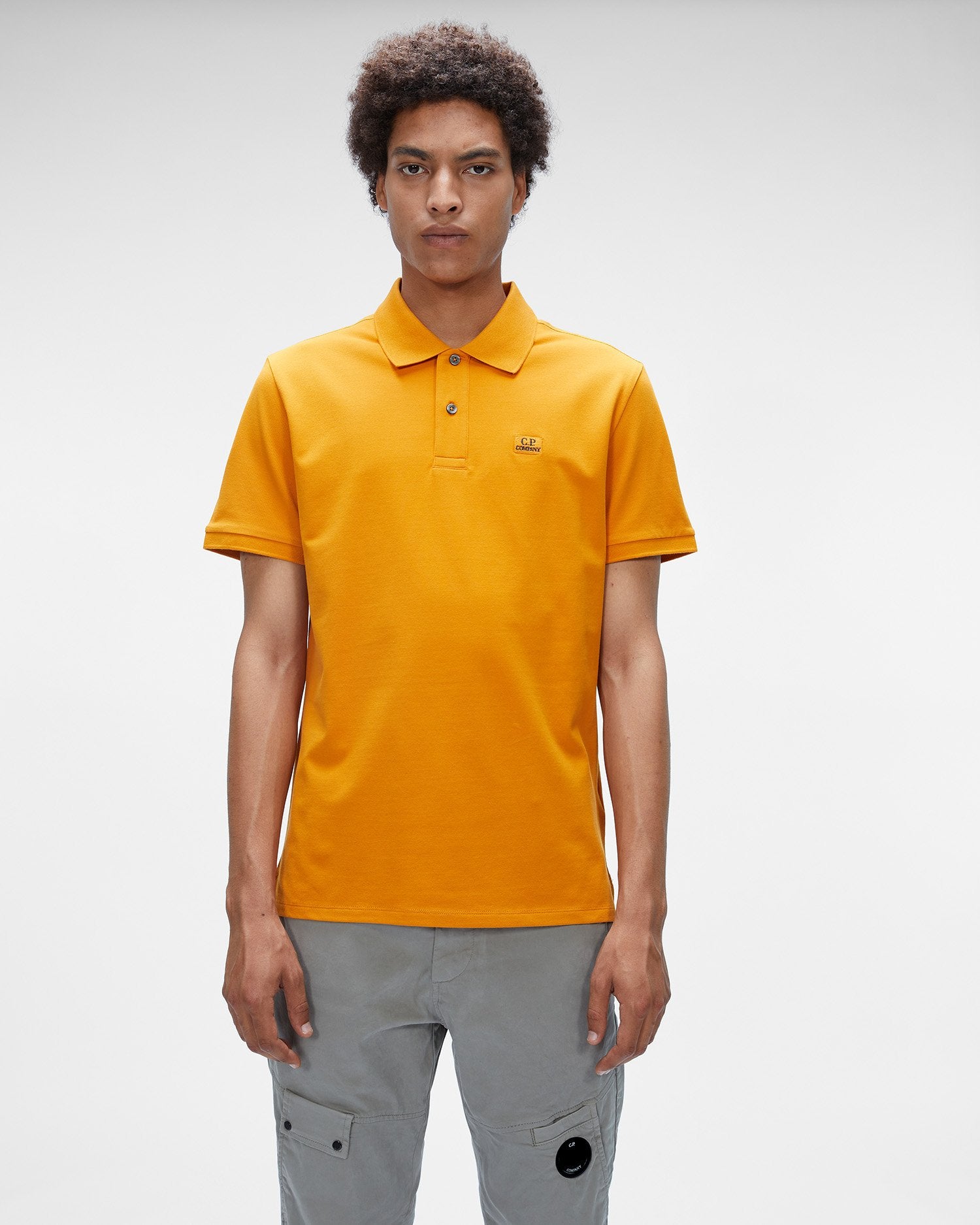 CP Company Logo Badge Polo T Shirt leftback