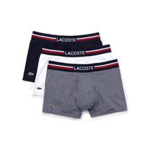 Load image into Gallery viewer, Lacoste 5H3413 3Pk Cotton Stretch Trunks
