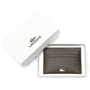 Lacoste NH1346FG Credit Card Holder, Cow Leather