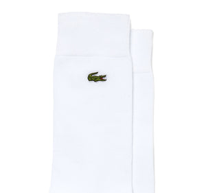Lacoste Ra7805 Men's Embroidered Crocodile Cotton Blend Socks