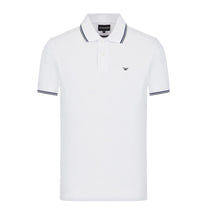 Load image into Gallery viewer, Emporio Armani piqué polo shirt with eagle
